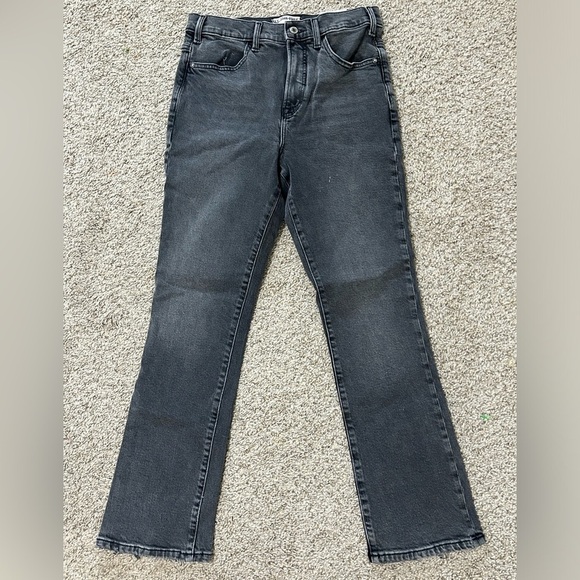 We The Free Denim - Free People Low Maintenance Mid-Rise Crop Boot Jean Black Size 29 Women's Cotton